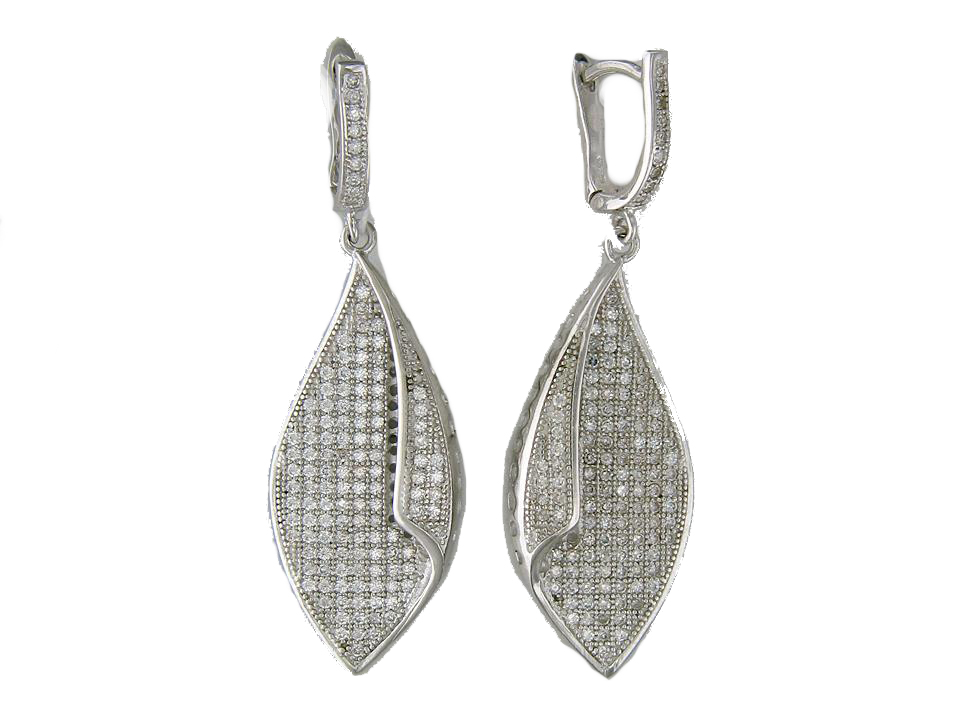 

Серьги женские из серебра Эстет Ж8С1500302Р, фианит, Ж8С1500302Р