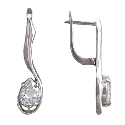 

Серьги женские из серебра Эстет 51С151724Р, фианит, 51С151724Р