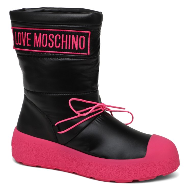 Дутики женские LOVE MOSCHINO JA15855H черные 36 EU