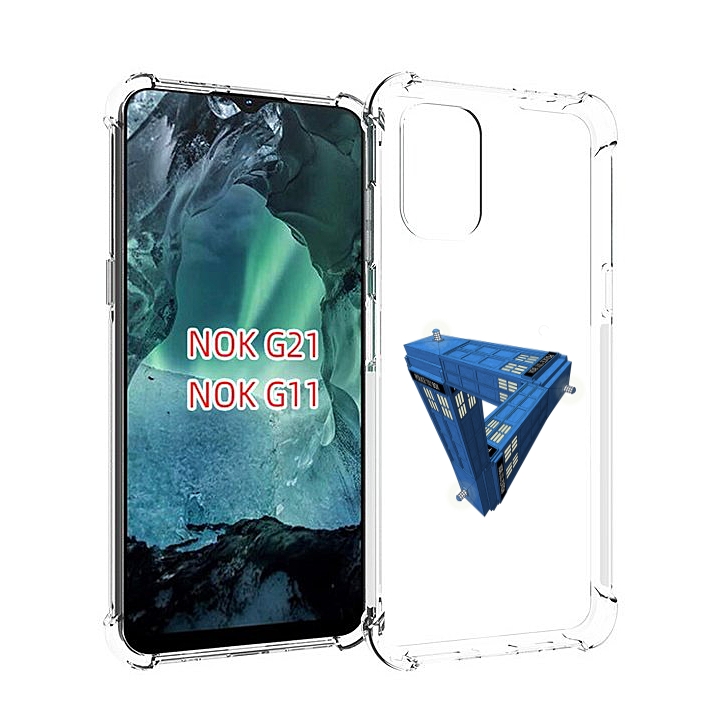 

Чехол Mypads Головолока Абстракция Для Nokia G11/G21, Прозрачный, Tocco