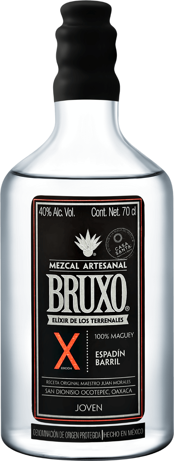 

Текила Мескаль Bruxo X Mezcal Artesanal Joven, Серебряная