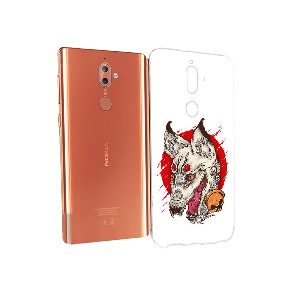 

Чехол MyPads Tocco для Nokia 9 страшная собака (PT126479.94.627), Прозрачный, Tocco