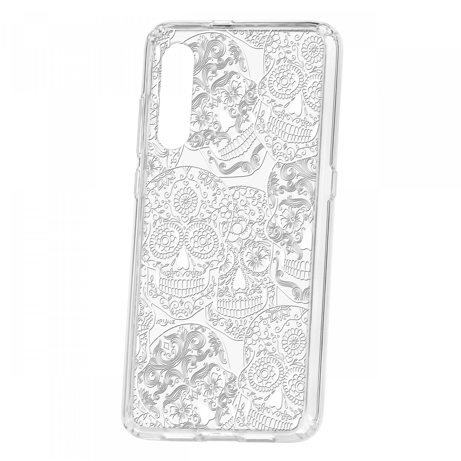 фото Чехол kruche xiaomi mi 9 print skull white кruче