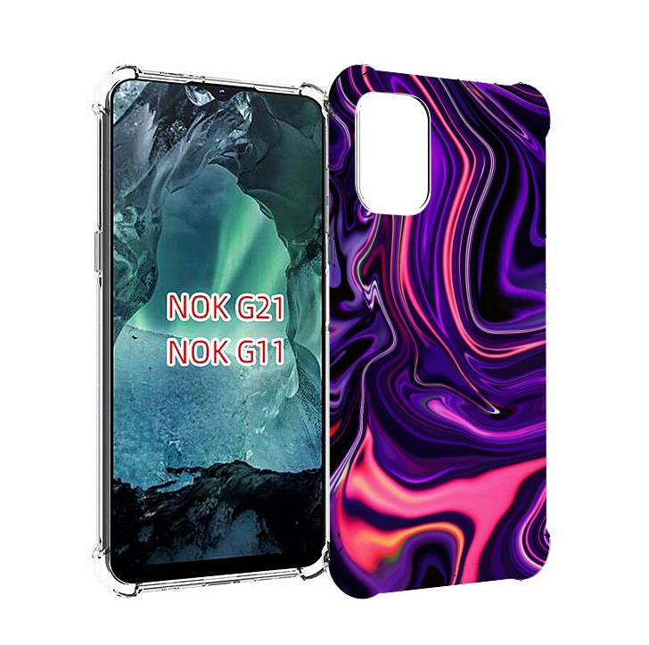 

Чехол Mypads Фиолетовые Краски Для Nokia G11/G21, Прозрачный, Tocco