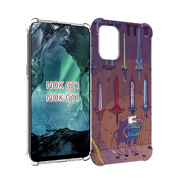 

Чехол Mypads Фин Ищет Меч Для Nokia G11/G21, Прозрачный, Tocco