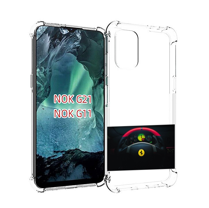 

Чехол Mypads ferrari 2 Для Nokia G11/G21, Прозрачный, Tocco