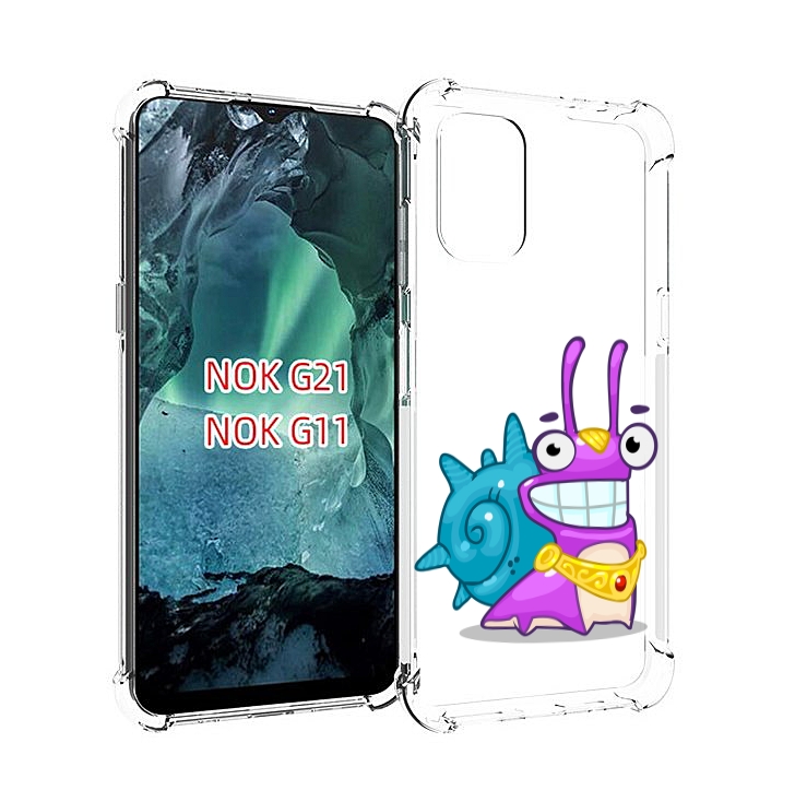 

Чехол MyPads улитка-принц для Nokia G11 / G21, Прозрачный, Tocco