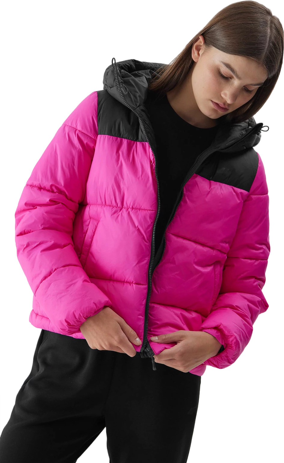 Куртка женская 4F 4FAW23TDJAF230-55S розовая M