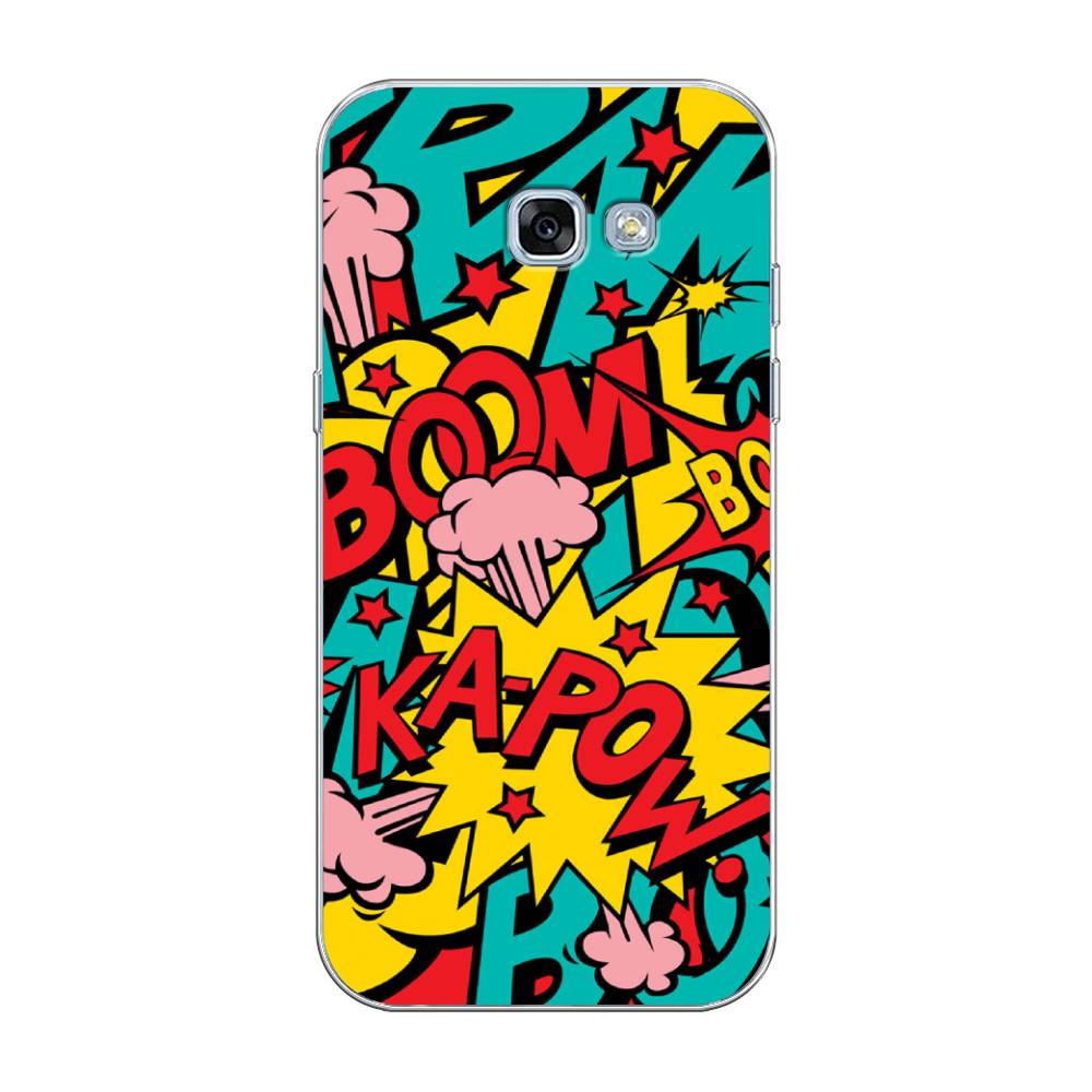 

Чехол Awog на Samsung Galaxy A3 2017 / Самсунг A3 2017 "Постер pop art", Голубой;желтый;красный, 20350-9