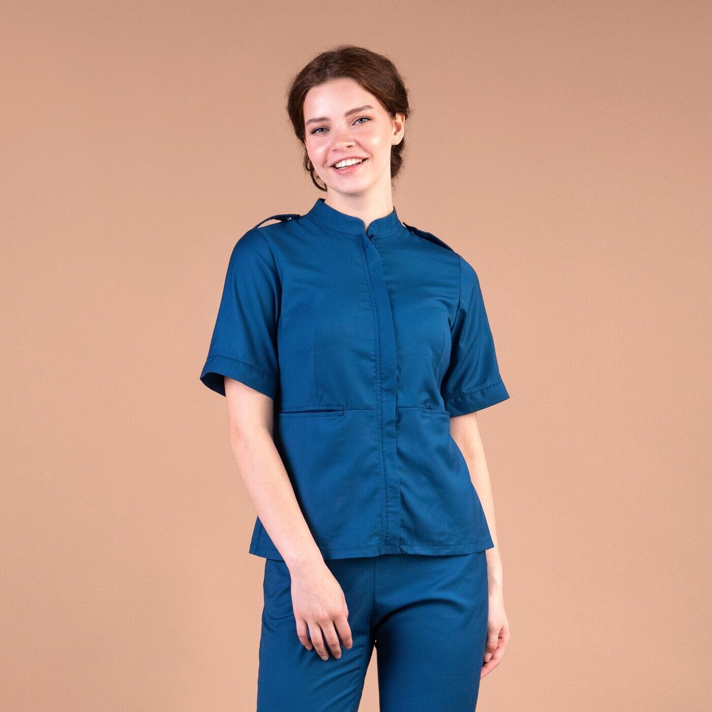 

Брюки медицинские мужские NoBrand TZ610 синие 54 RU, Синий, TZ610