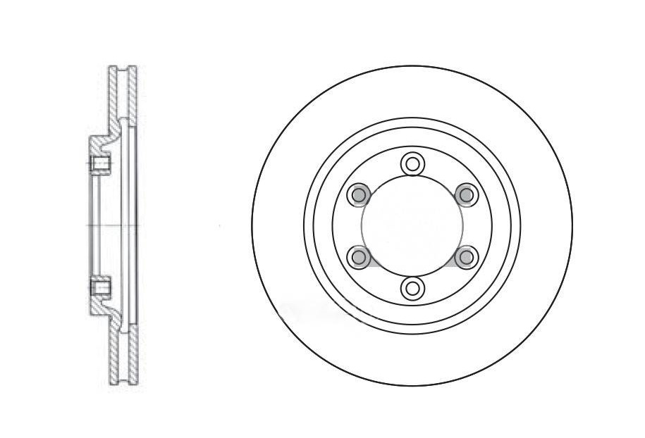 фото Диск тормозной sangsin brake sd3015