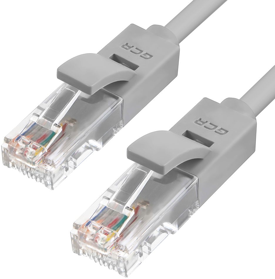 

Патч-корд GCR GCR-LNC500 прямой 4м UTP кат.5e, серый, 24 AWG, литой, GCR-LNC500