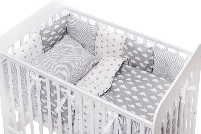

Комплект детского постельного белья Forest kids 4100057-3 цв. серый, Sky