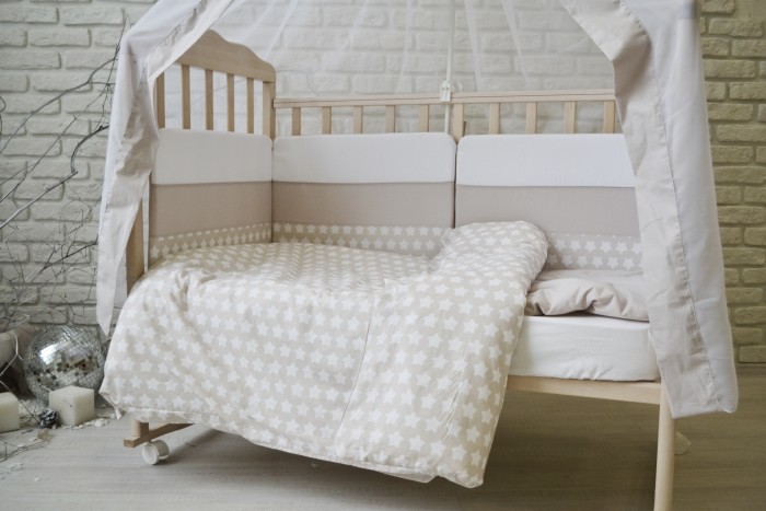 

Комплект детского постельного белья Forest kids 40001-1 цв. Biege, Little Stars