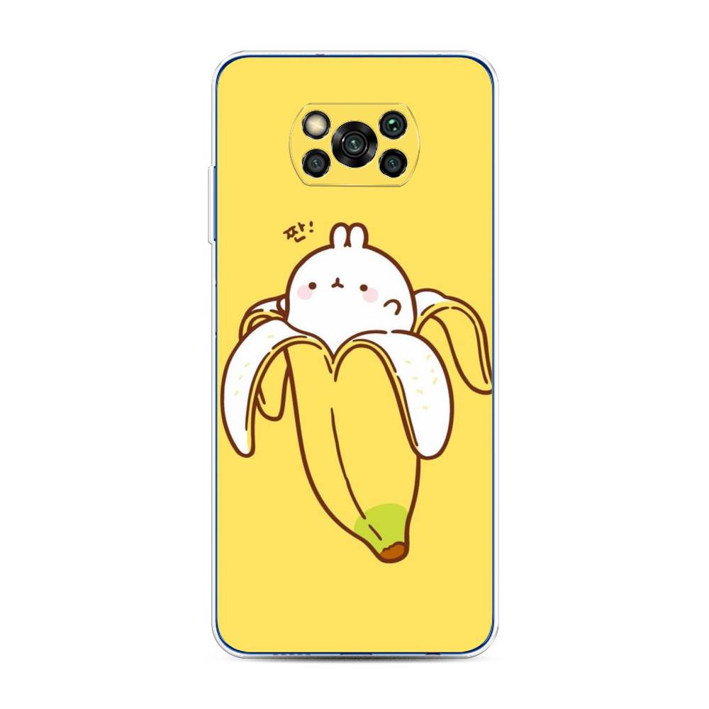 

Чехол Awog на Poco X3 NFC "Зайчик-бананчик", Разноцветный, 39250-2