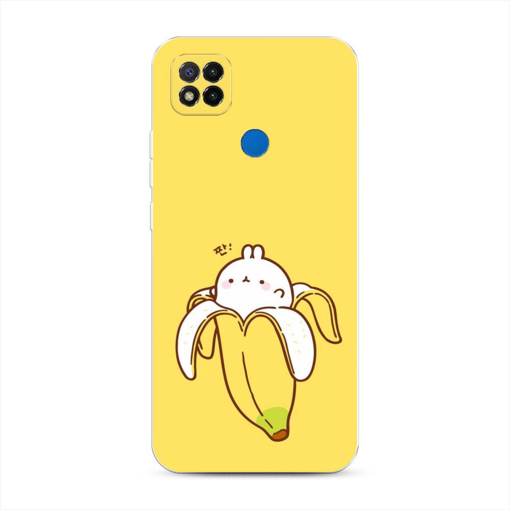 

Чехол Awog на Xiaomi Redmi 9C "Зайчик-бананчик", Разноцветный, 39050-2