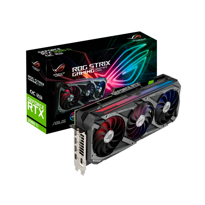 фото Видеокарта asus rog strix geforce rtx 3080 ti (rog-strix-rtx3080ti-o12ggaming)