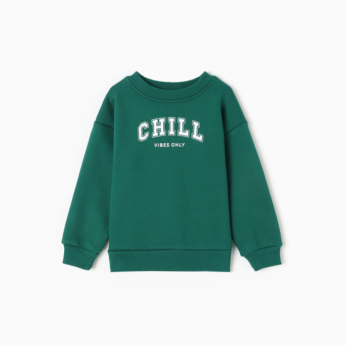 

Свитшот детский KAFTAN Chill, зеленый, 134, Chill