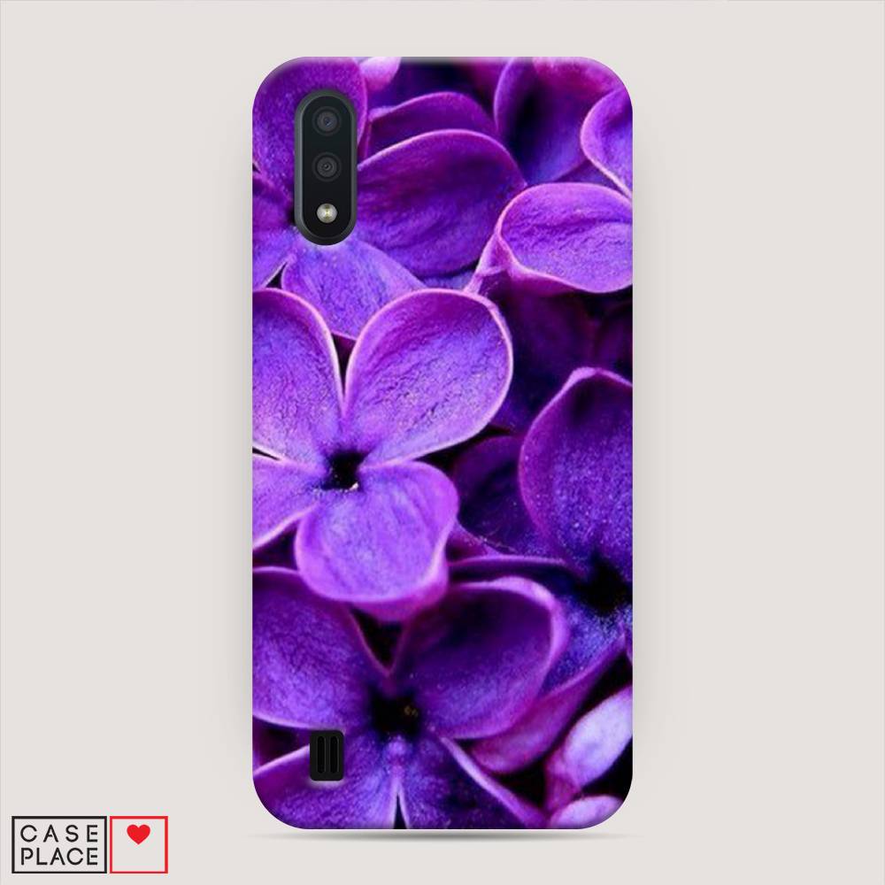 

Пластиковый чехол "Сирень крупная" на Samsung Galaxy A01