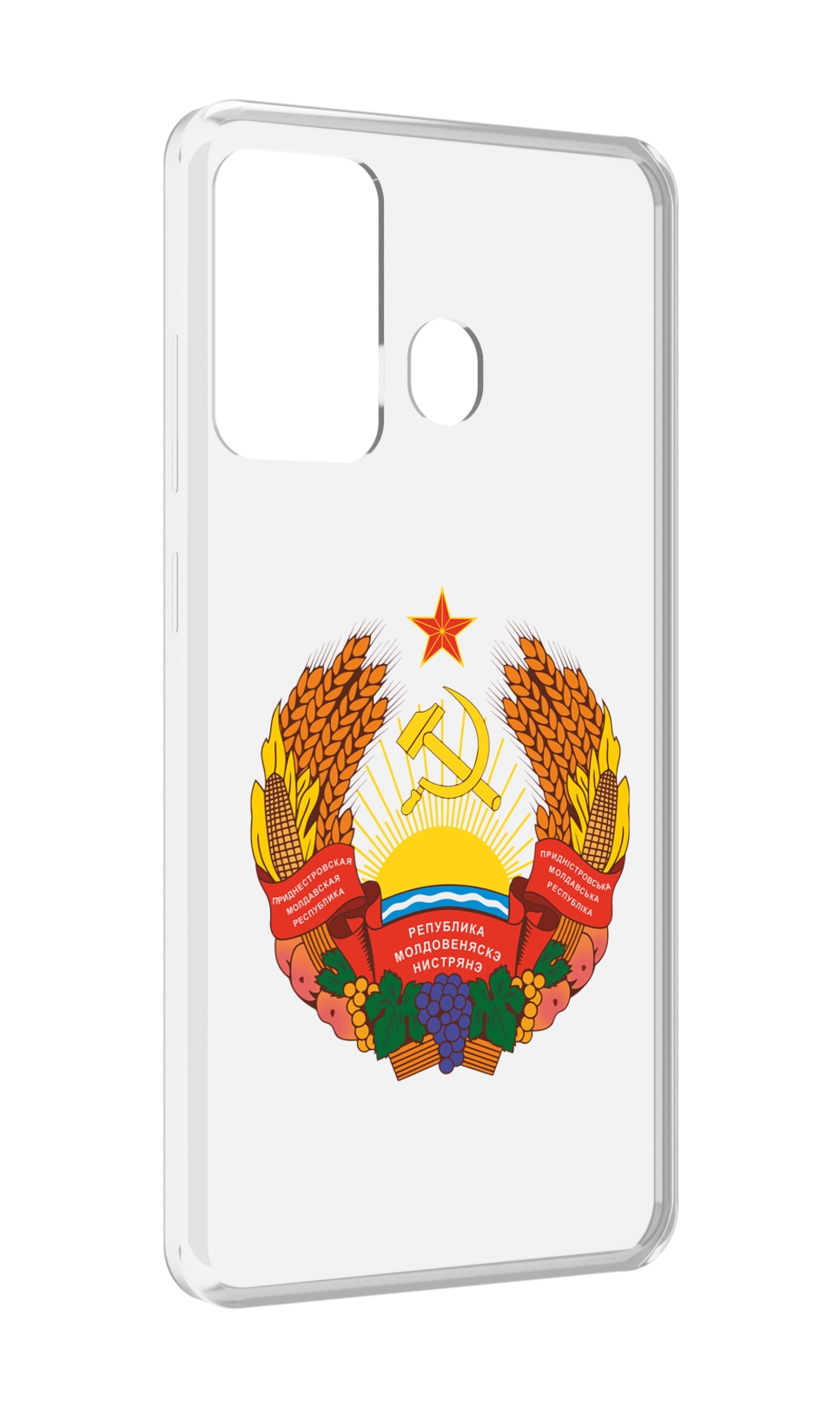 

Чехол MyPads герб-приднестровья для ITEL A27 / ITEL P17, Прозрачный, Tocco
