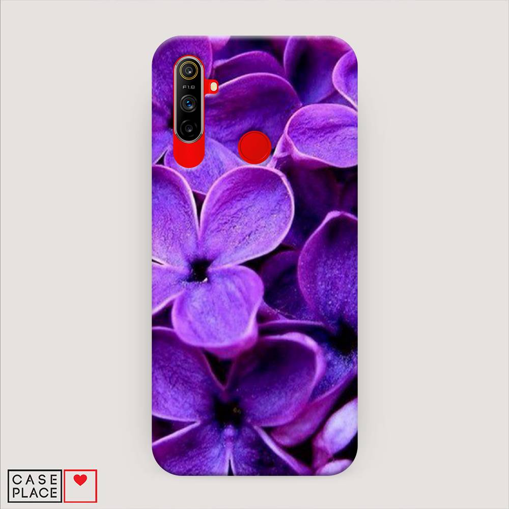 

Пластиковый чехол "Сирень крупная" на Realme C3, 253020-6