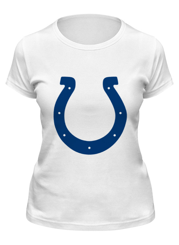 

Футболка женская Printio Indianapolis colts белая M, Белый, Indianapolis colts