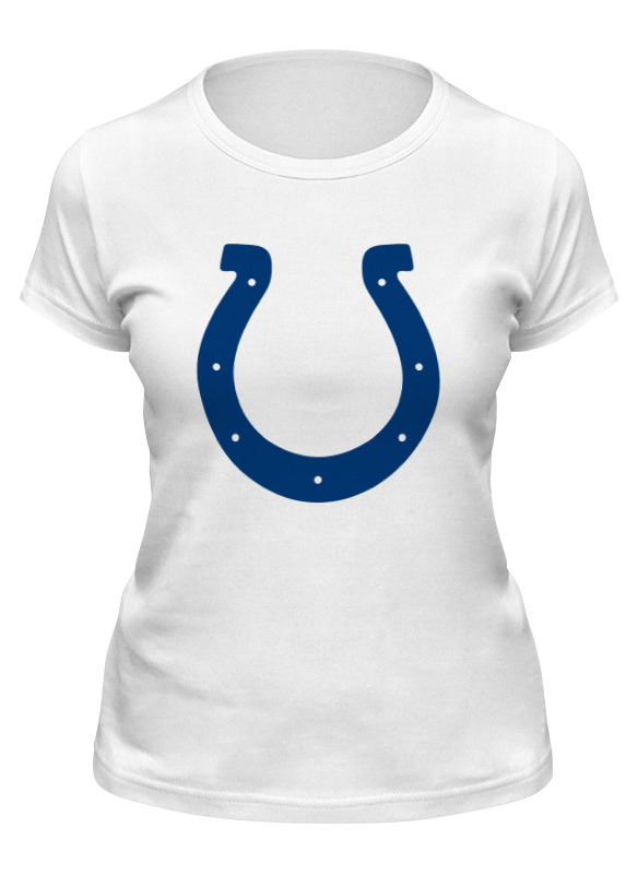 

Футболка женская Printio Indianapolis colts белая M, Белый, Indianapolis colts