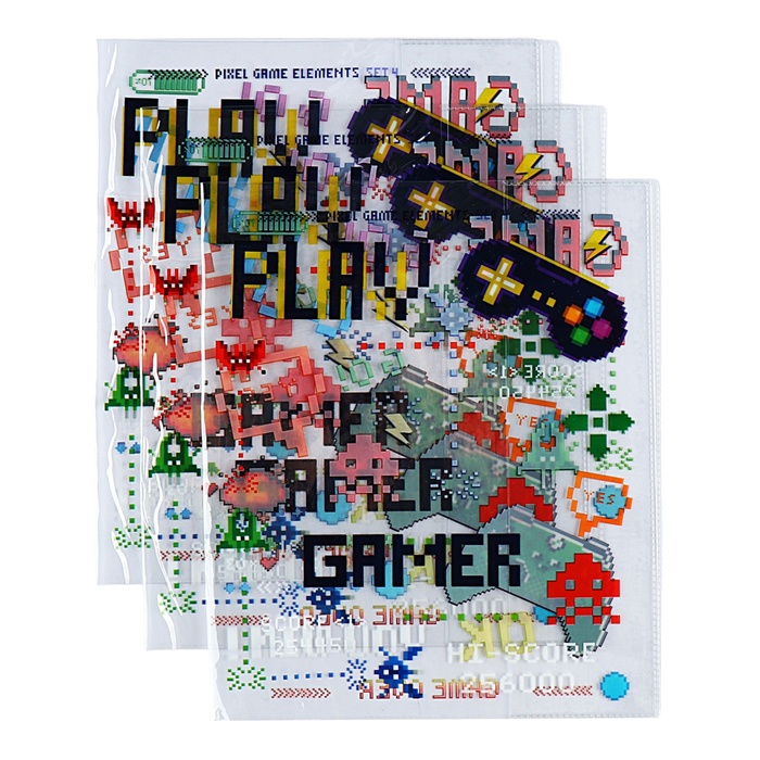 

Набор обложек deVENTE Level Up Game ПВХ 213 х 355 мм, 140 мкм, 3 штуки