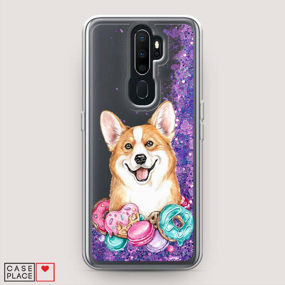 

Чехол Awog на Oppo A5/A9 2020 "Корги и сладости", Разноцветный, 251392-1