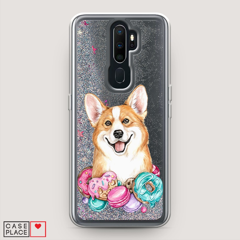 

Чехол Awog на Oppo A5 (2020) "Корги и сладости", Разноцветный, 251391-1