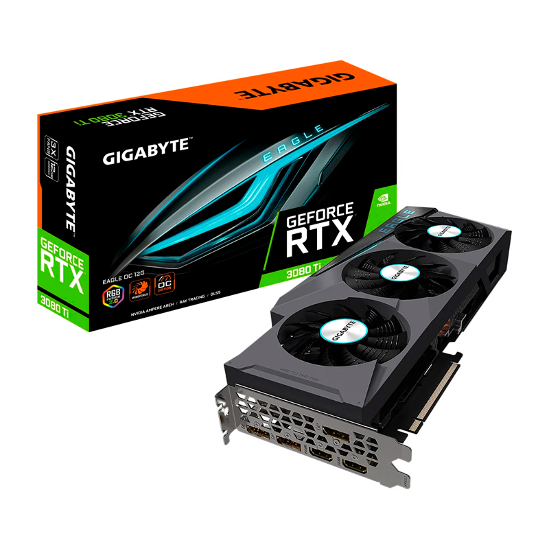 фото Видеокарта gigabyte geforce rtx 3080 ti eagle oc (gv-n308teagle oc-12gd)