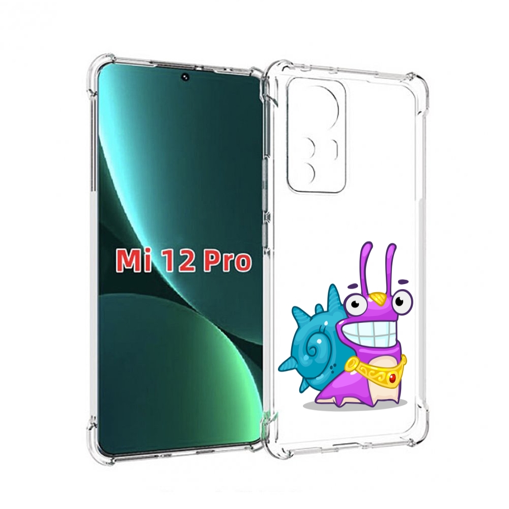 

Чехол MyPads улитка-принц для Xiaomi 12S Pro, Прозрачный, Tocco
