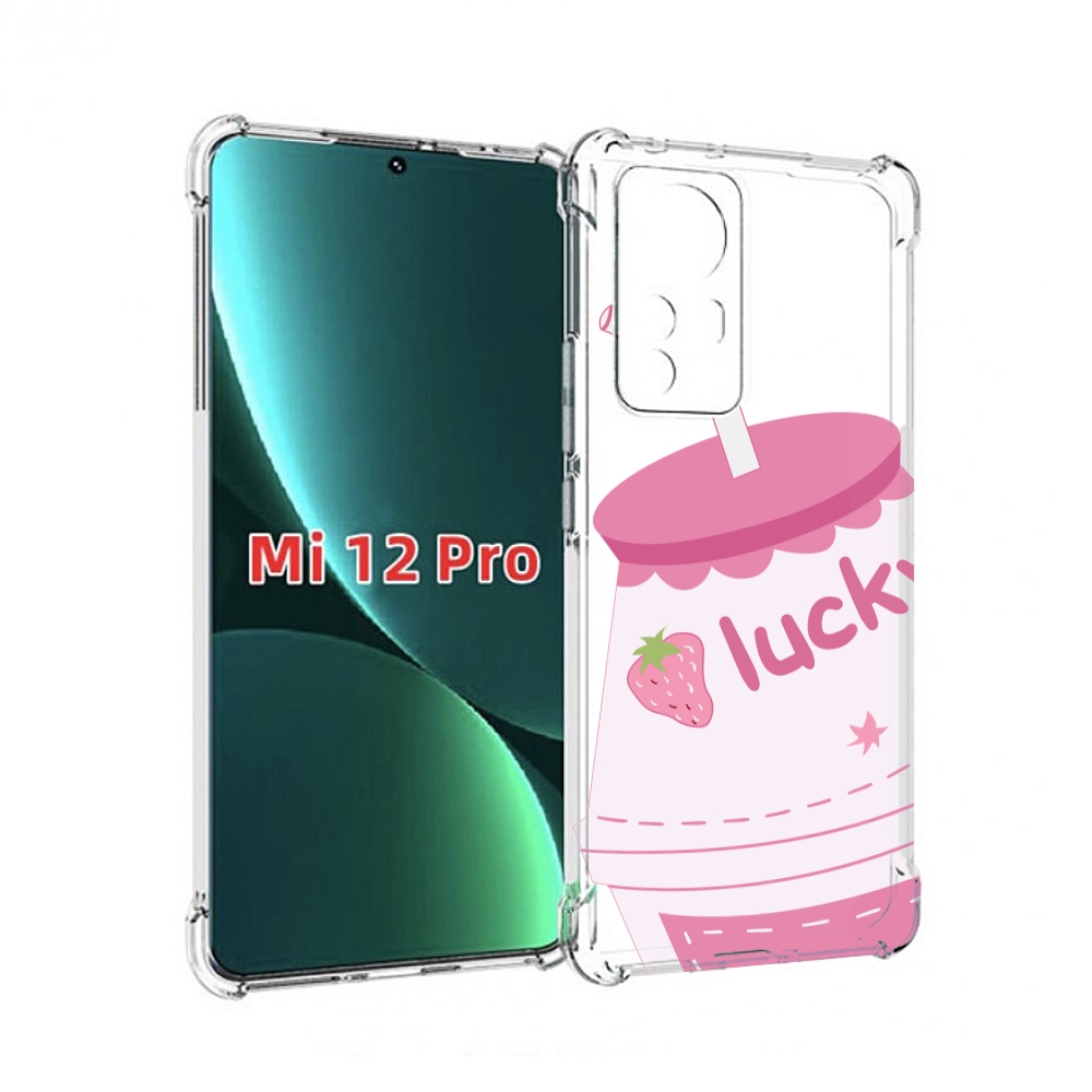

Чехол MyPads удачный-напиток для Xiaomi 12S Pro, Прозрачный, Tocco