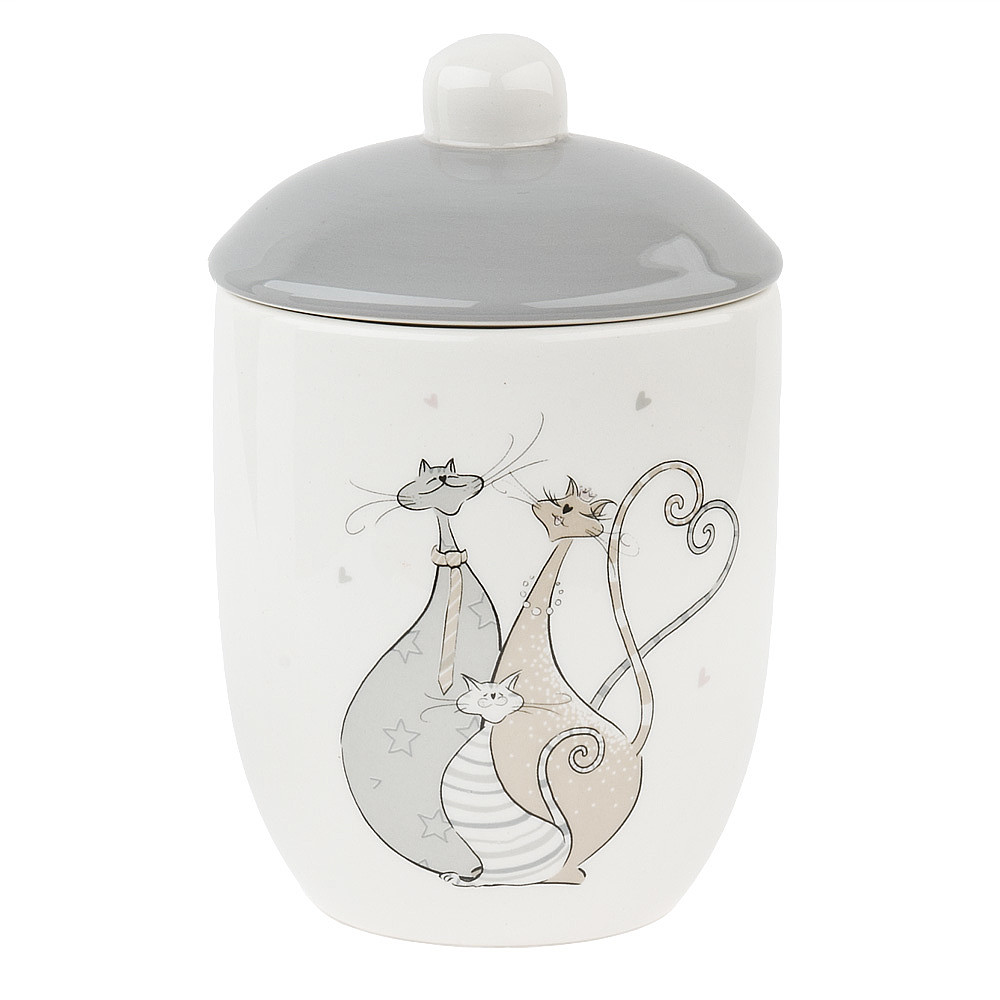 

Банка для сыпучих продуктов "Усатое счастье", 520 мл