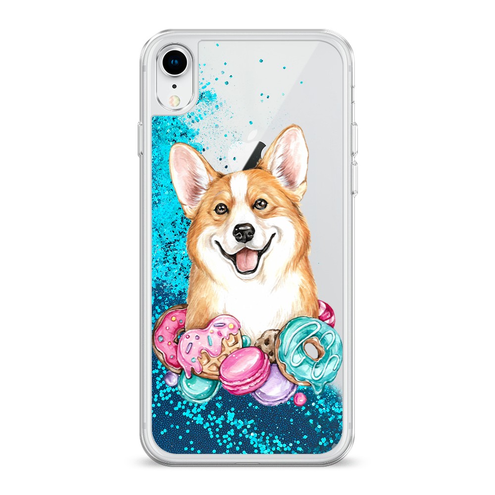 

Чехол Awog на Apple iPhone XR (10R) / Айфон XR (10R) "Корги и сладости", Разноцветный, 12093-1