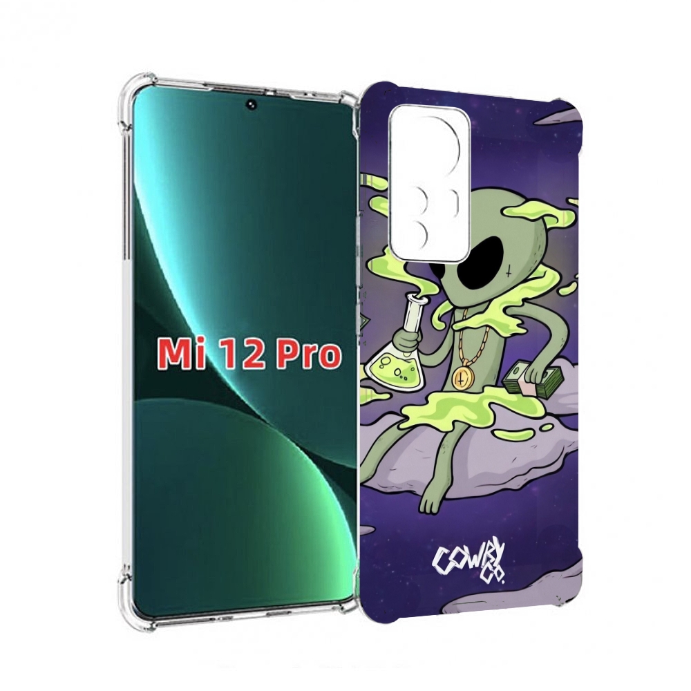 

Чехол MyPads токсичный инопланетянин для Xiaomi 12S Pro, Прозрачный, Tocco