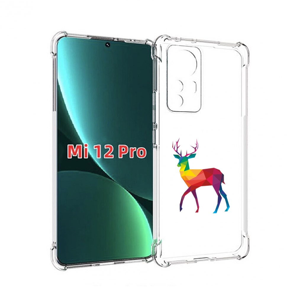 

Чехол MyPads геометрический олень для Xiaomi 12S Pro, Прозрачный, Tocco