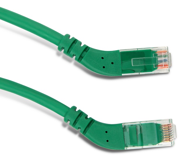 фото Кабель для компьютера hyperline pc-apm-utp-rj45/r45-rj45/r45-c6-1m-lszh-gn