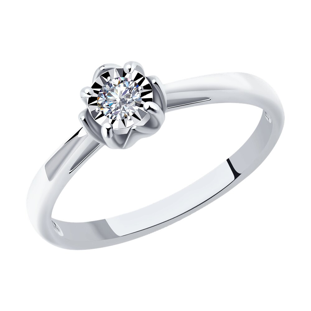 

Кольцо из золота р. 16 SOKOLOV Diamonds 1011069, бриллиант, 1011069