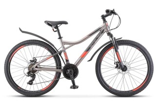 

Велосипед взрослый STELS Navigator-610 MD 26 V050 Серый/красный (LU098465*LU091647 16)