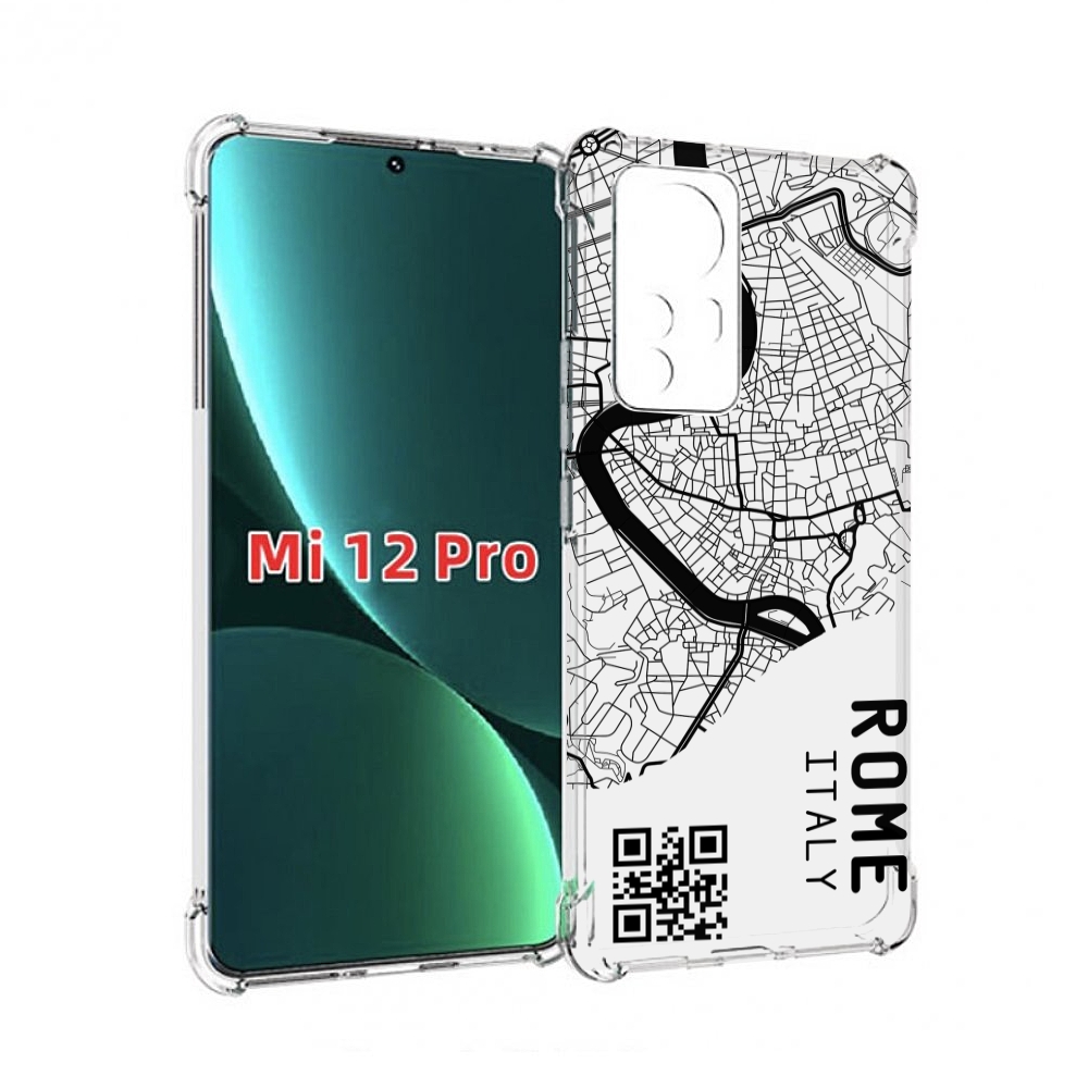 

Чехол MyPads схема-рим для Xiaomi 12S Pro, Прозрачный, Tocco