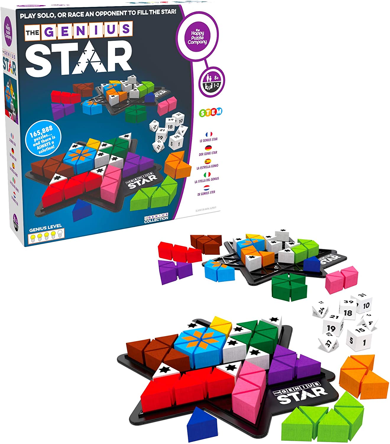 фото Развивающая настольная игра happy puzzle the genius star 1005 hpspl