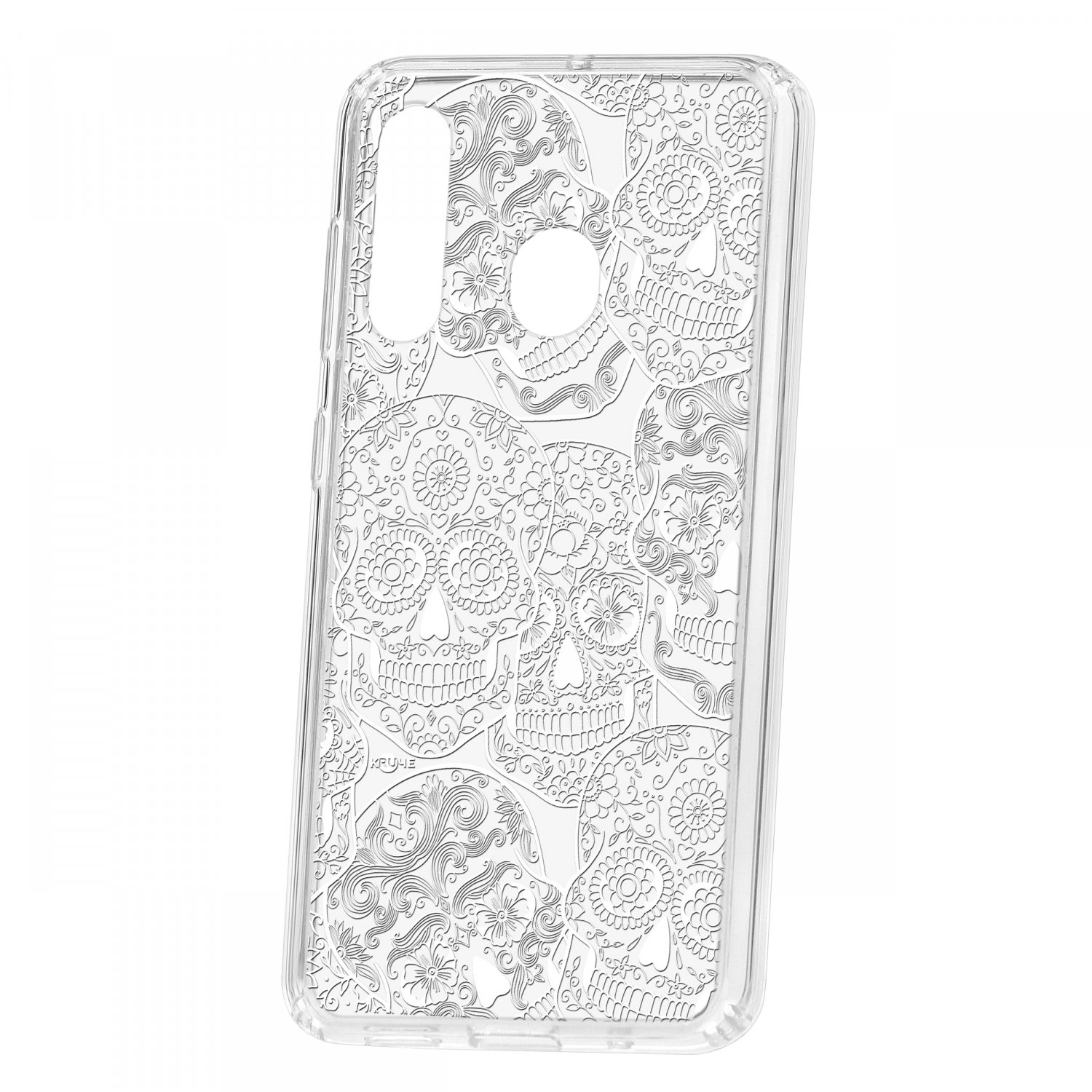 фото Чехол для samsung galaxy a60 2019 кruче print skull white