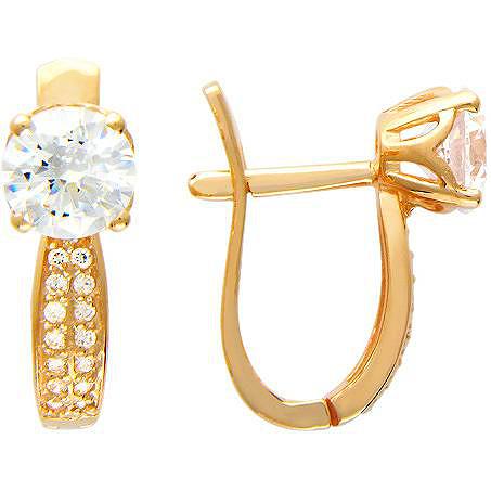 

Серьги женские из золота Эстет 01С114572, фианит, 01С114572