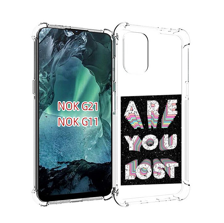

Чехол Mypads Ты Пропал Для Nokia G11/G21, Прозрачный, Tocco