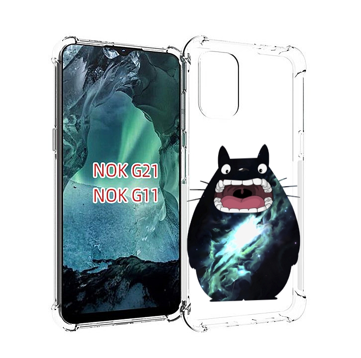 

Чехол Mypads Тоторо Для Nokia G11/G21, Прозрачный, Tocco