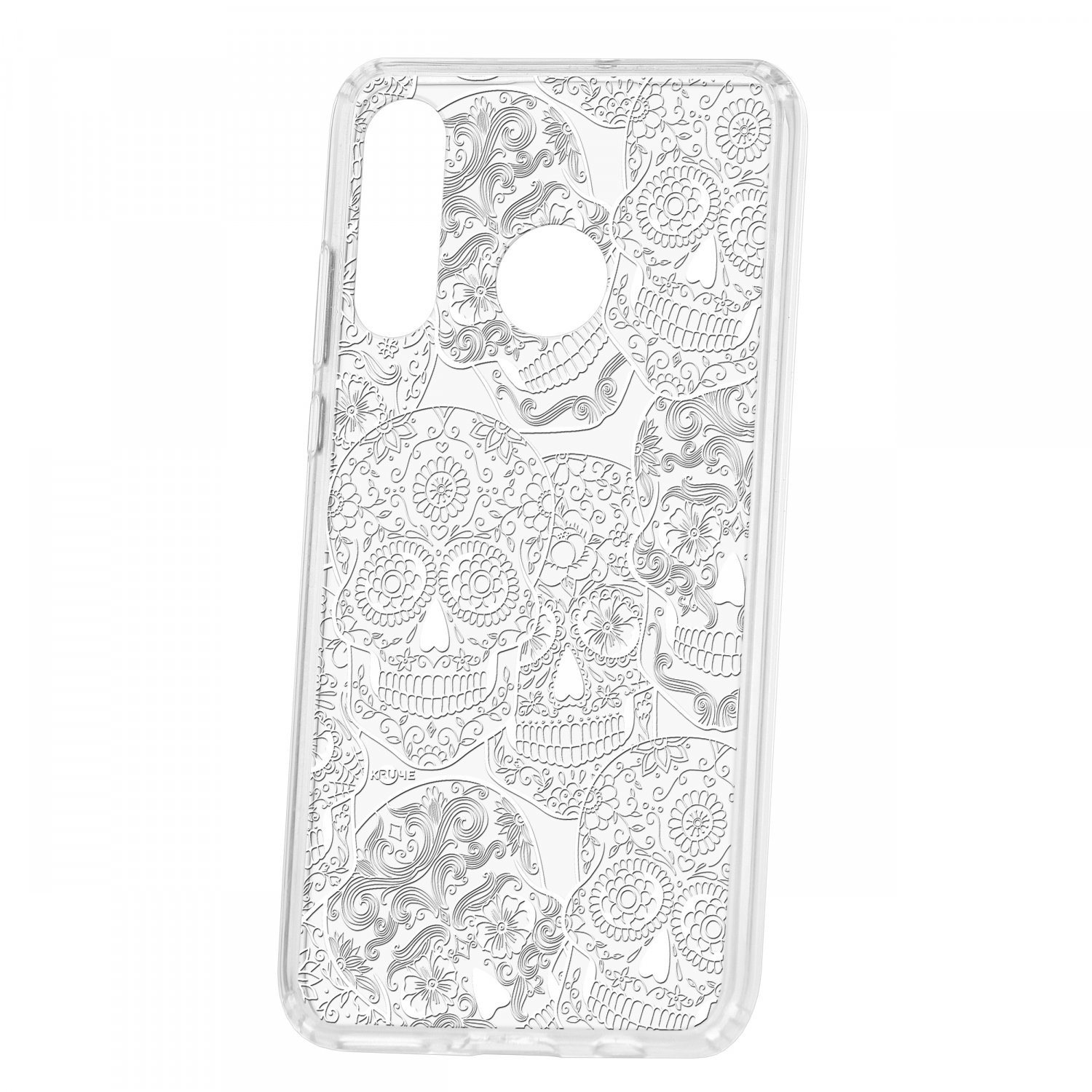 фото Чехол для huawei p30 lite / honor 20s / 20 lite / nova 4e кruче print skull white