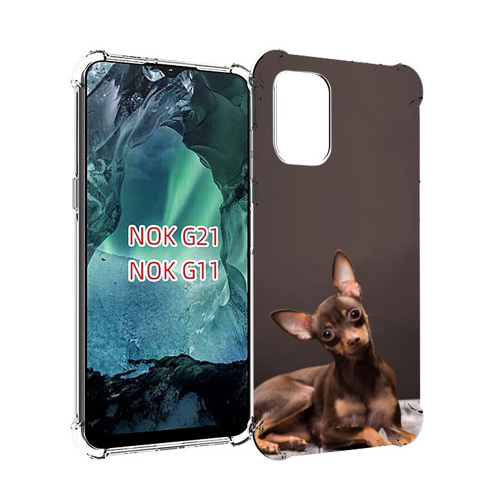

Чехол Mypads Тои Терьер Для Nokia G11/G21, Прозрачный, Tocco