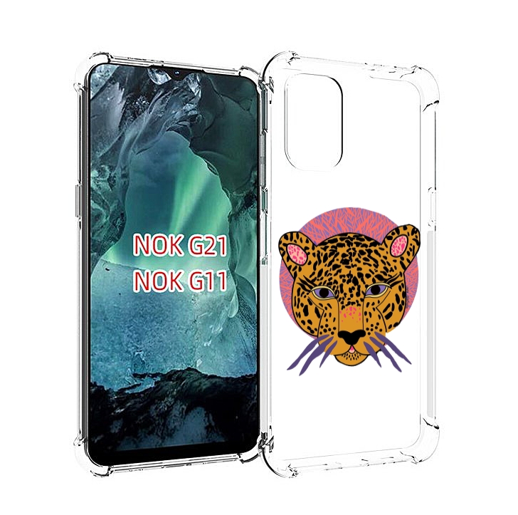 

Чехол Mypads Тигр-В-Кругу Для Nokia G11/G21, Прозрачный, Tocco