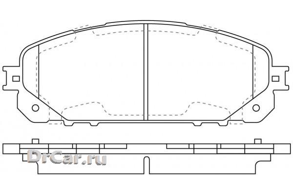 

Колодки Тормозные Дисковые Передние К-Т Jeep Cherokee Sb Nagamochi